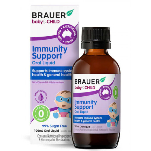 Siro tăng đề kháng Brauer Baby & Child Immunity Support 100ml